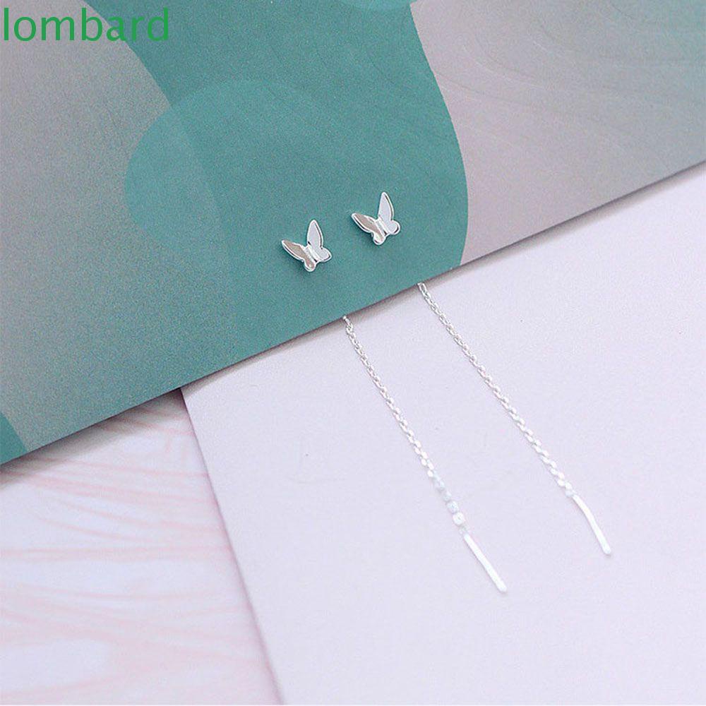 Bông Tai Tua Rua Dáng Dài Phong Cách Giáng Sinh Thời Trang Cho Nữ