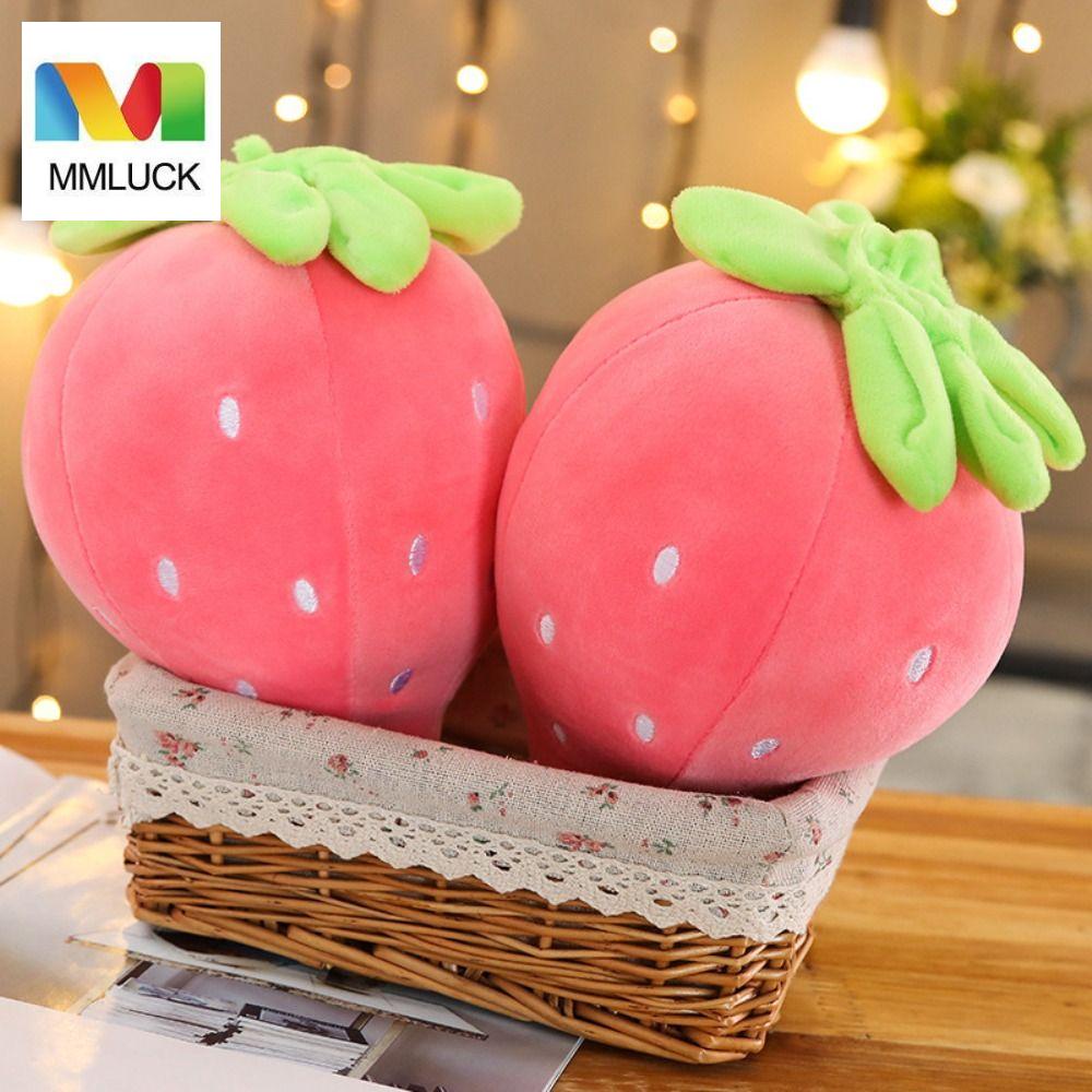 Đồ chơi nhồi bông MMULCK thiết kế quả dâu hoạt hình mini trang trí nội thất