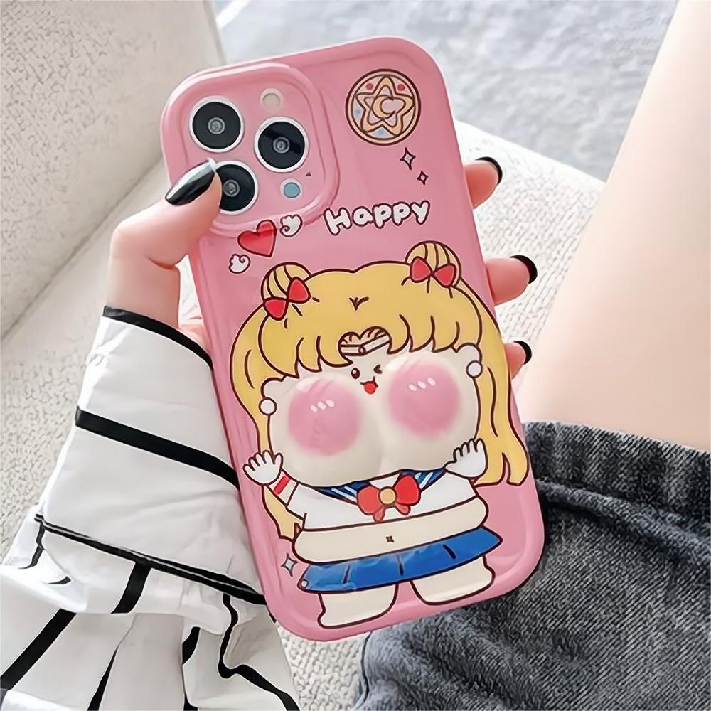 Ốp Điện Thoại TPU Silicon Mềm Chống Sốc Hình Công Chúa Ass 3D Cho IPhone 14 Pro Max 13 12 11 Pro Max