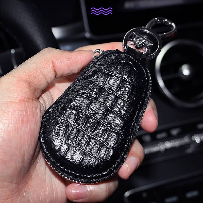 Car Diamond Key Case Korean Cute Car Leather Key Case Key Chain Protective Shell Decoration Supplies HqfX