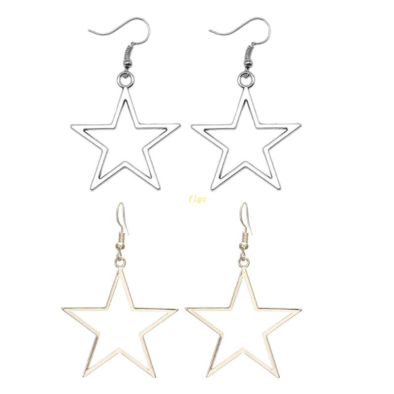 Đôi Bông Tai Họa Tiết Ngôi Sao Thời Trang Dễ Thương Bắt Mắt