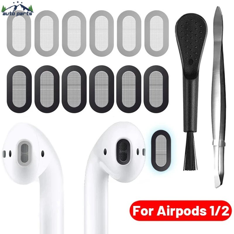 Set 10 / 20 Tấm Lưới Kim Loại Bọc Tai Nghe Chống Bụi Cho Airpods 1 2