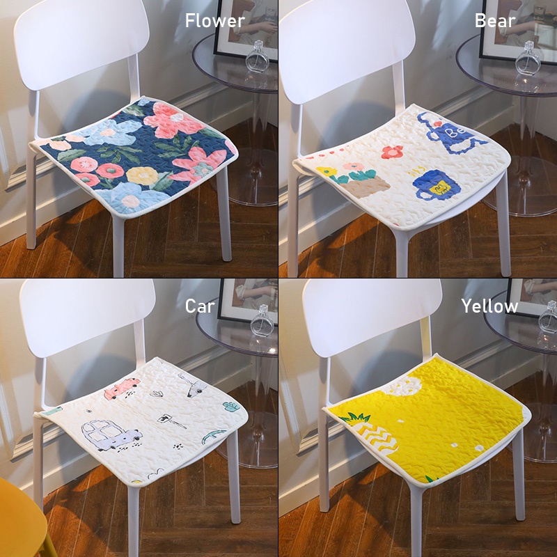 Aladdin Đệm cotton Mỏng Lót Ghế Ngồi Chống Trượt