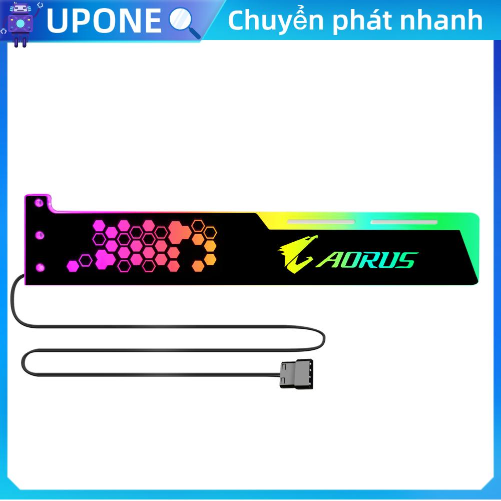 UPONE Giá đỡ card đồ họa RGB GPU acrylic lớn 4PIN cho máy tính để bàn