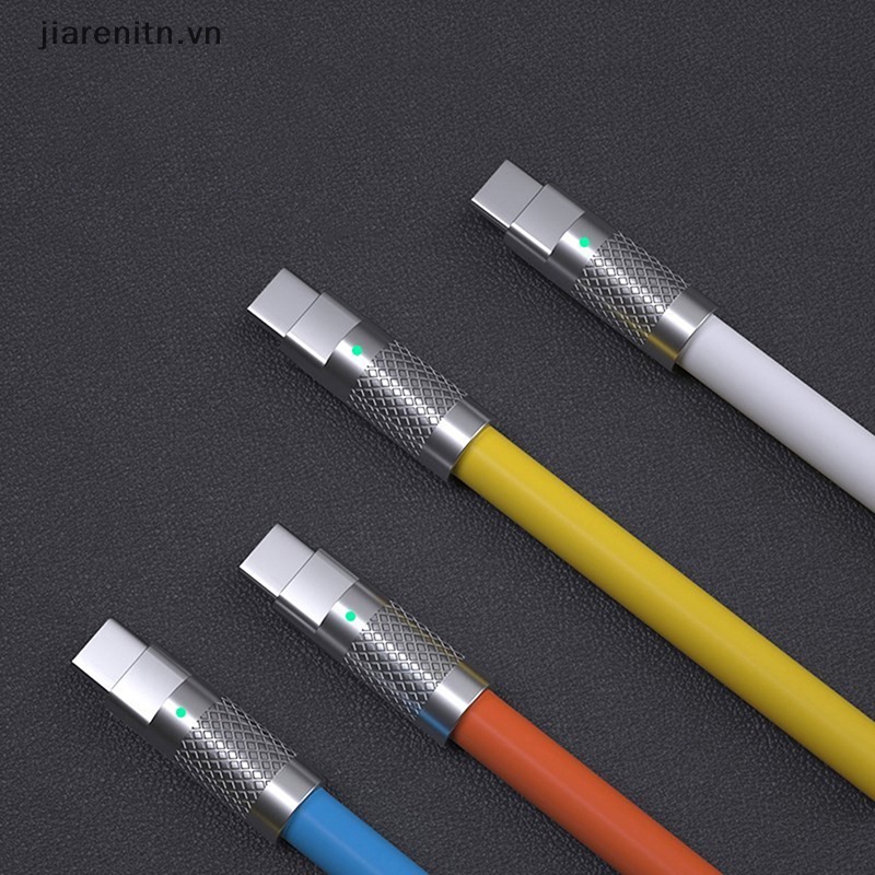 Dây Cáp Sạc Nhanh USB Type C 120W Bằng Silicon Cho Xiaomi Huawei Samsung