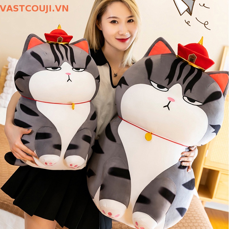 Mèo Nhồi Bông VASTJI 25-40cm Đáng Yêu Chất Lượng Cao