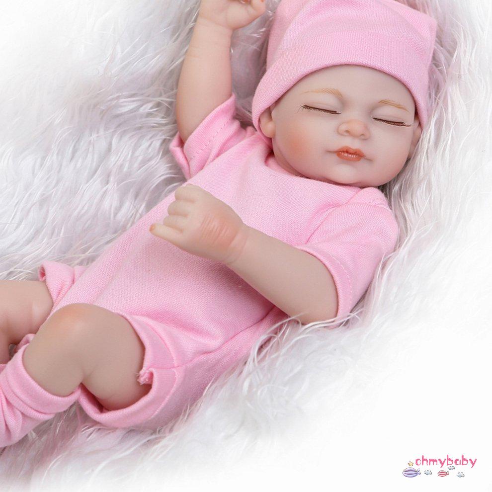 [Trong kho] Búp bê trẻ sơ sinh dành cho em và cháu gái Món quà nhật ngày lễ sống động như thật có thể giặt được tái [P/10]