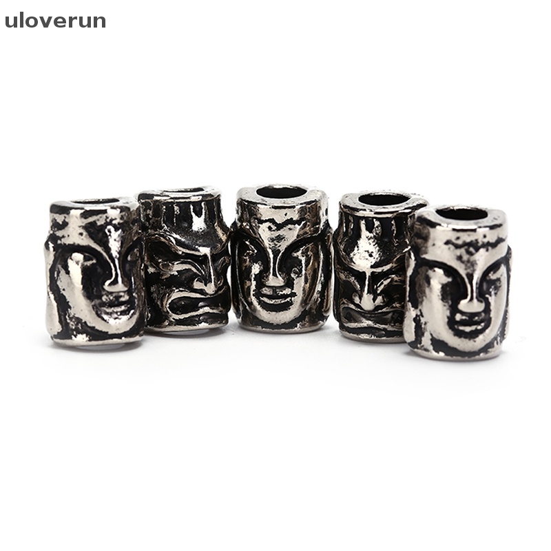 Set 5 Vòng Tay Paracord Bằng Kim Loại Hình Đầu Lâu Độc Đáo