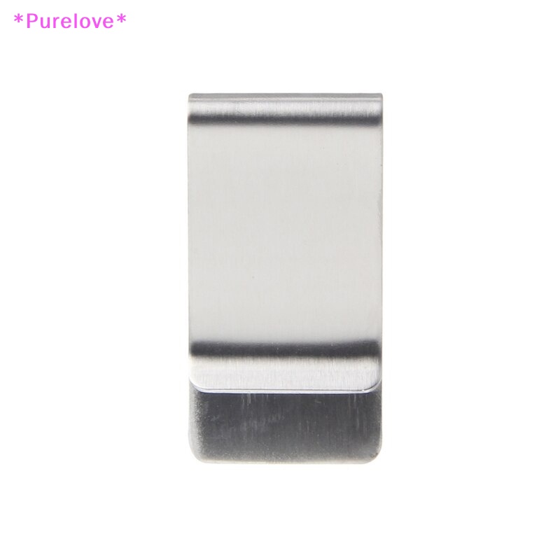 Kẹp Giữ Tiền / Bút Bằng Thép Không Gỉ Thiết Kế Đơn Giản Thời Trang Cho Nam Và Nữ Mới