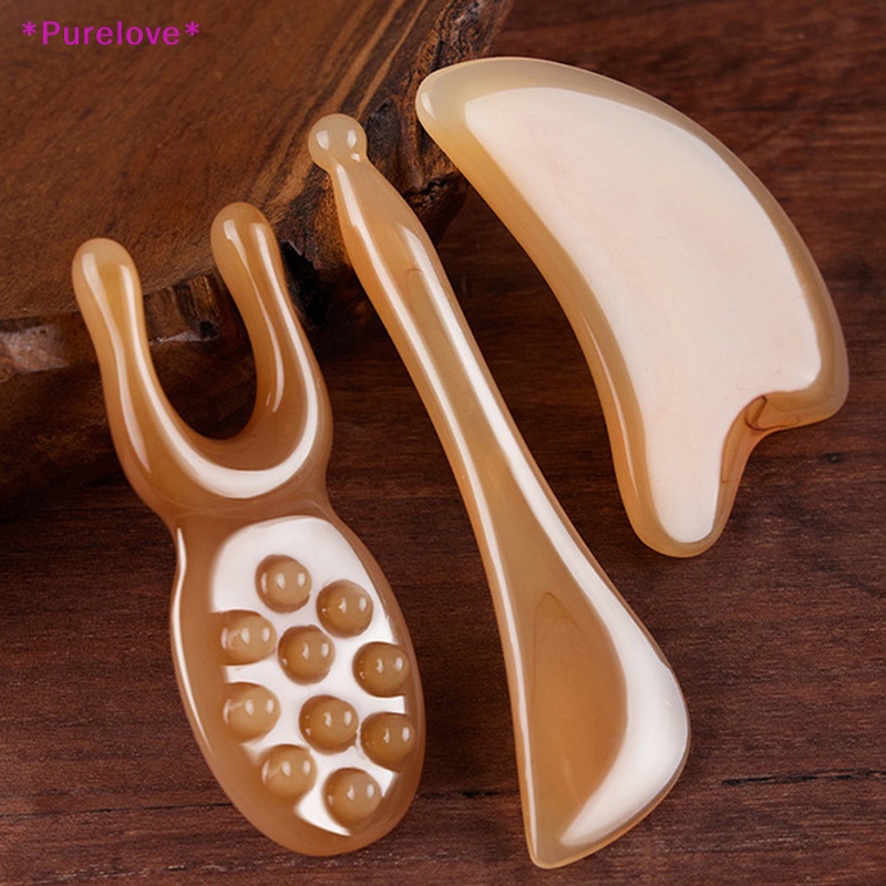 1 Dụng Cụ Mát Xa Mặt Và Cơ Thể Bằng Nhựa Resin Chất Lượng Cao Mới