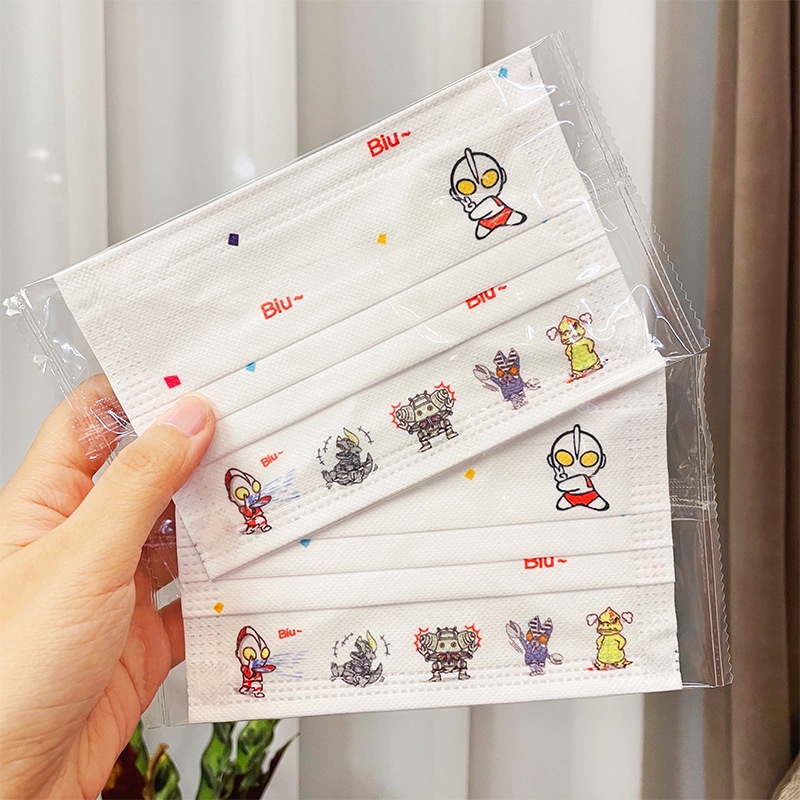 Miếng Dán Hình Ultraman 3D Ba Chiều Thoáng Khí Bảo Vệ Toàn Diện Cho Bé