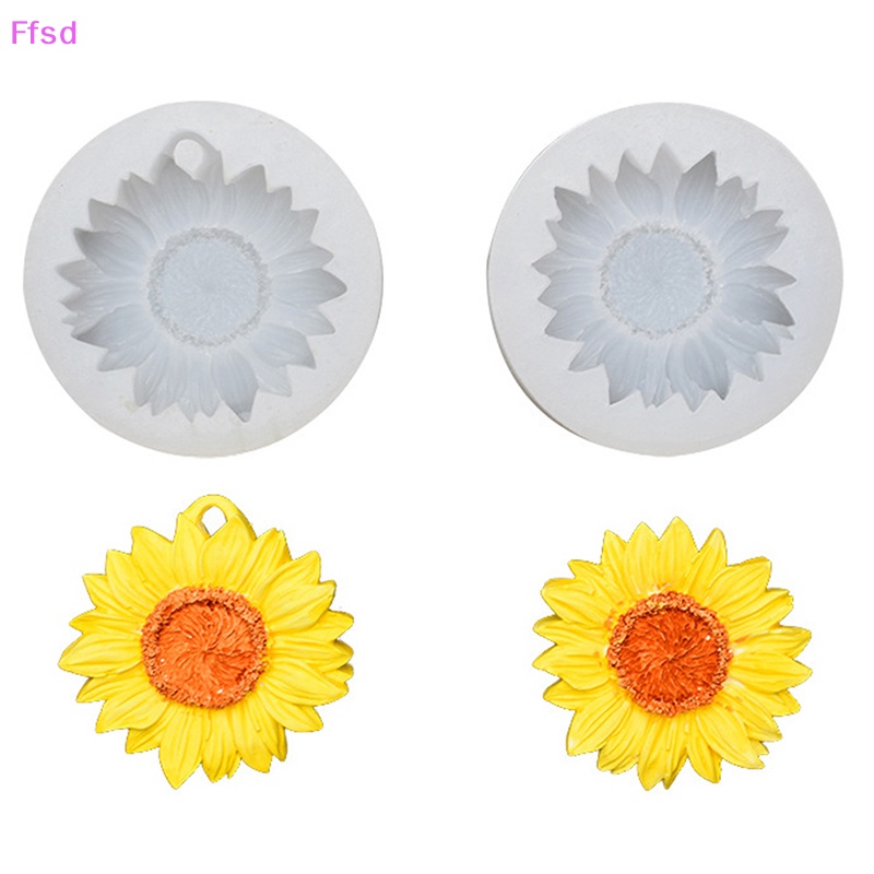 {Ffsd} Khuôn Silicon Khuếch Tán Hình Hoa Hướng Dương 3D Làm Gương Chiếu Hậu Ô Tô DIY Bán Chạy