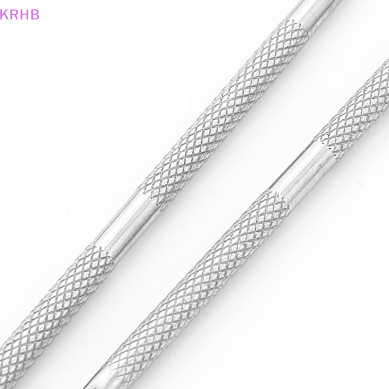 Bộ Dụng Cụ Làm Móng Hai Đầu Bằng Thép Không Gỉ Mới