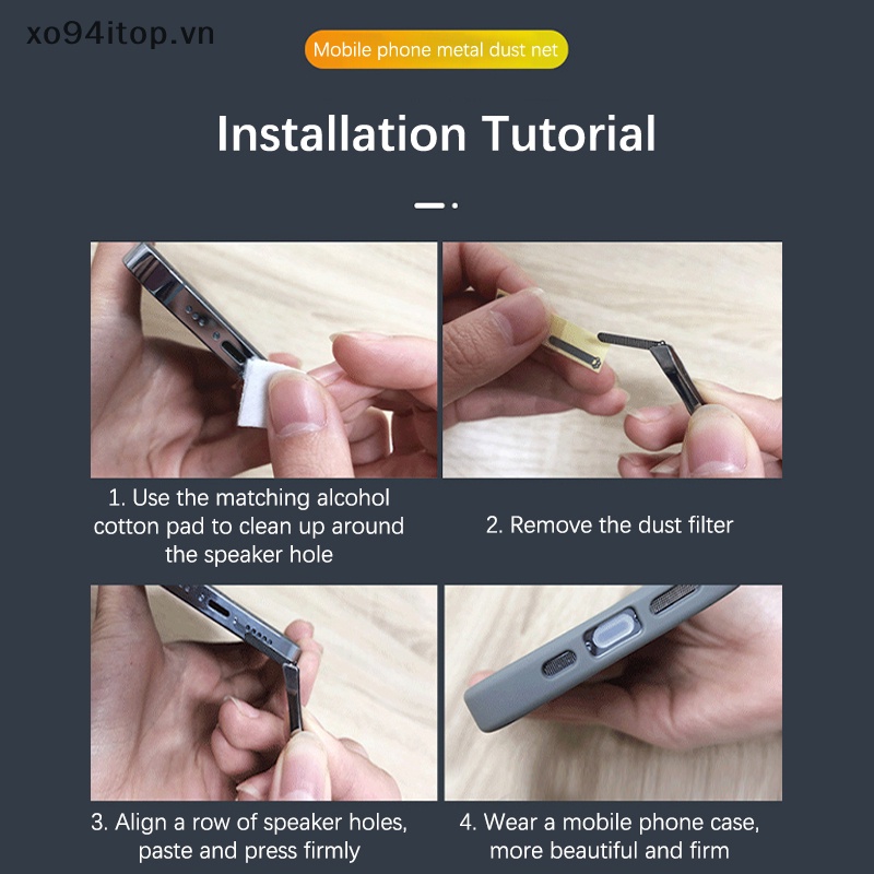 8 Miếng Dán Chống Bụi Cho Loa Điện Thoại