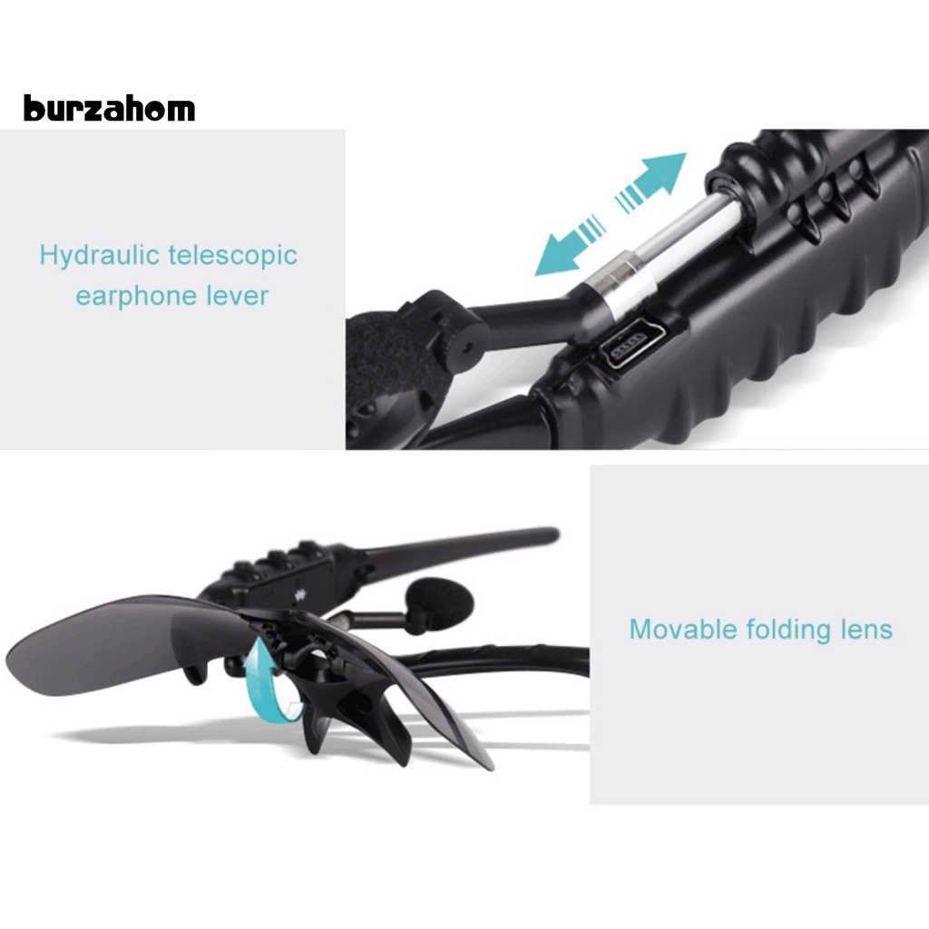 Kính Mát Thông Minh Kết Nối Bluetooth 5.0 Chống Tia UV