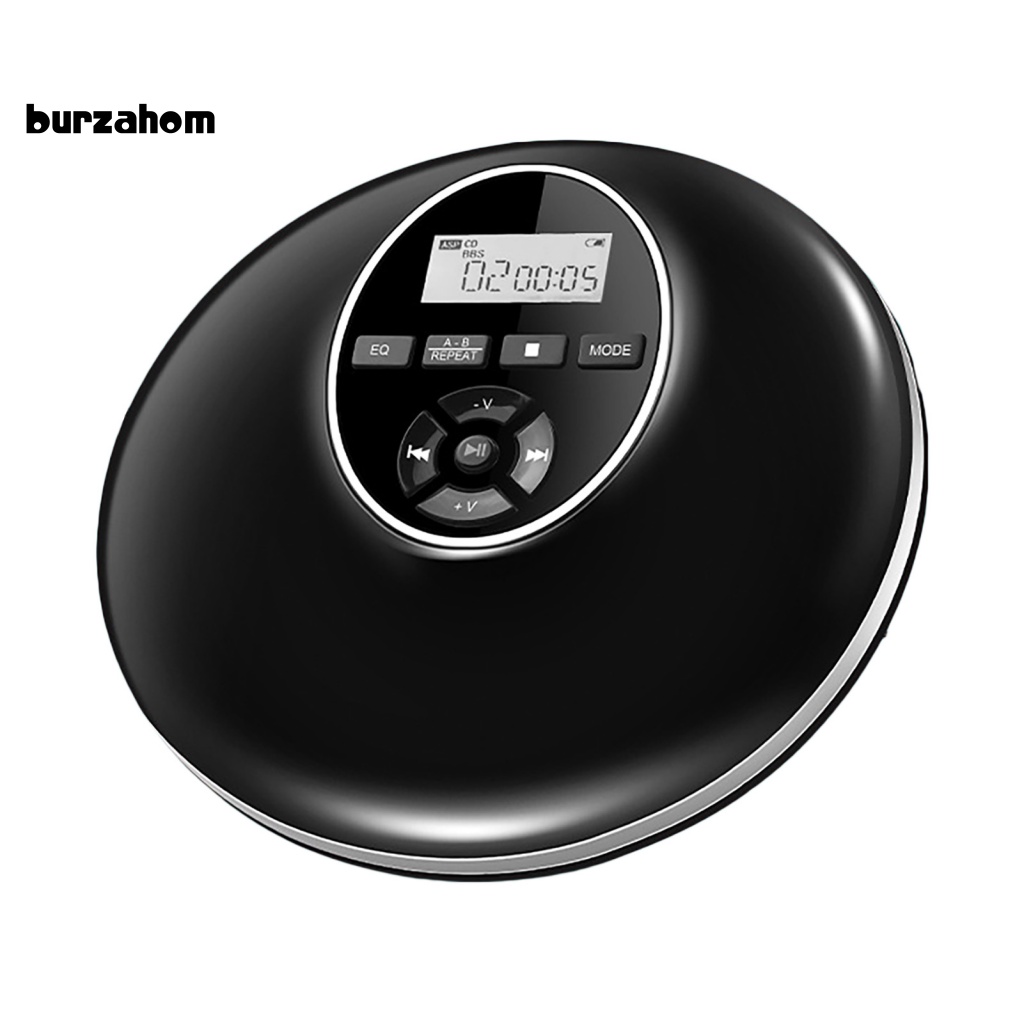 Máy Nghe Nhạc Đĩa Tròn Âm Thanh HiFi Hỗ Trợ Thẻ TF / USB / Màn Hình LCD Giắc Cắm 3.5mm Nhỏ Gọn Tiện Dụng Cho Gia Đình