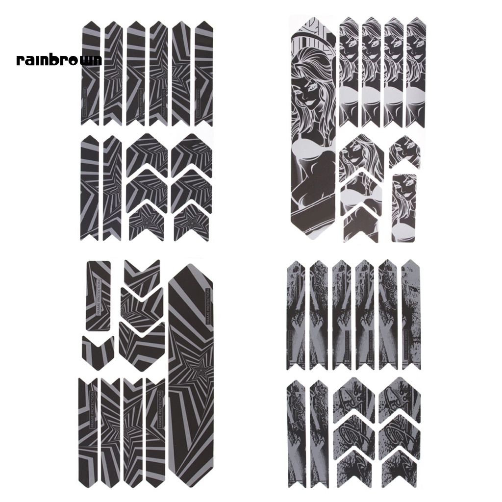 Miếng Dán Phản Quang 3D Chống Nước Bảo Vệ Xe Đạp DIY