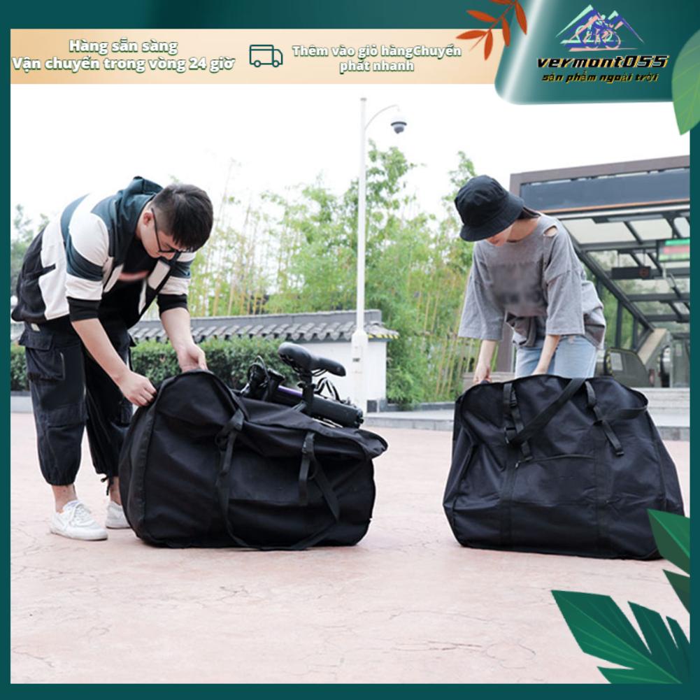 Vermont055 Túi Xe Đạp Gấp Tay Ga Hộp Đựng Du Lịch Dây Đeo Vai Có Thể Điều Chỉnh Cho Hoạt Động Ngoài Trời