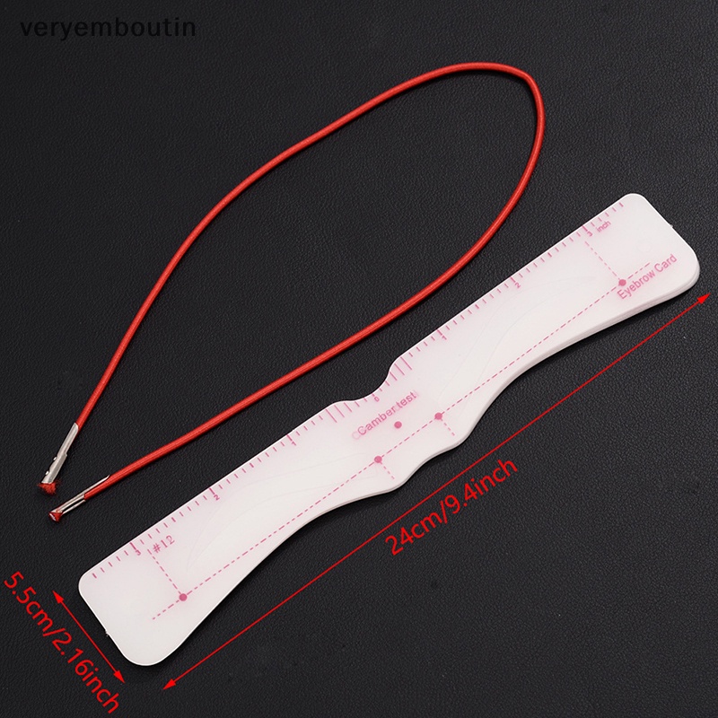 Set 12 Thẻ Khuôn Hỗ Trợ Vẽ Lông Mày Tái Sử Dụng Tiện Lợi