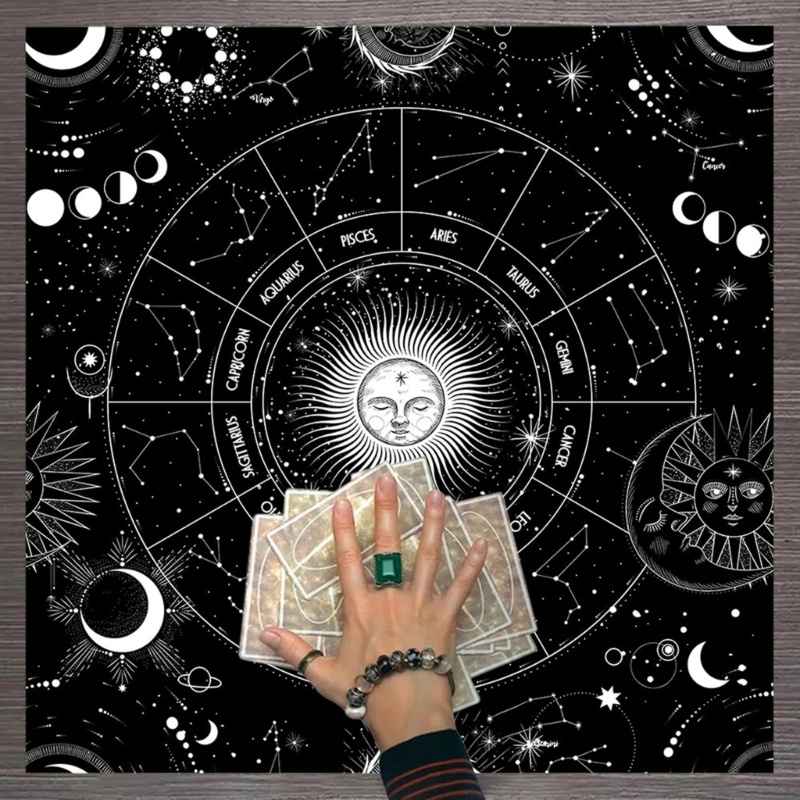 Khăn Trải Bàn Bài Tarot Oracles Độc Đáo