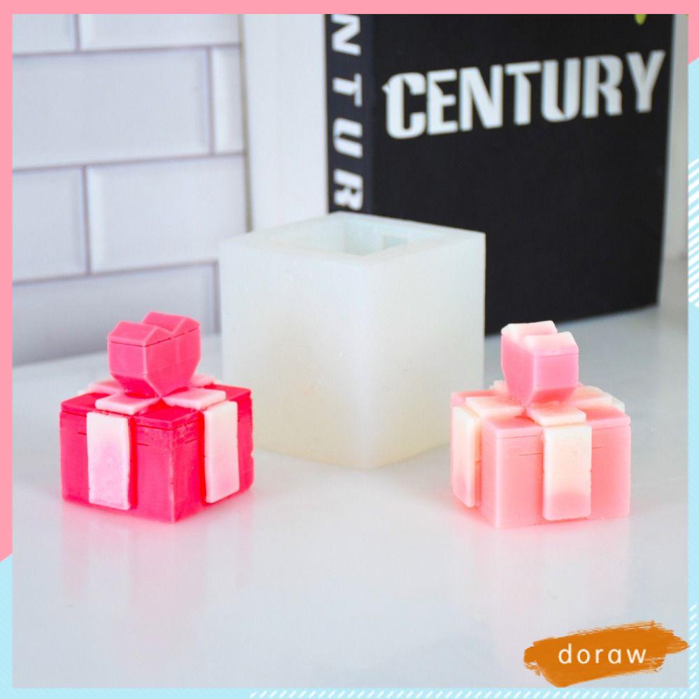 Khuôn Silicone Làm Nến Epoxy Hình Khối Xây Dựng Chữ Love