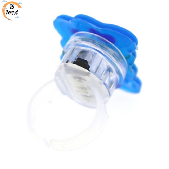 Nhẫn Cao Su Mềm Mại Co Giãn Có Đèn Led Phát Sáng Hoạt Hình Cho Bé