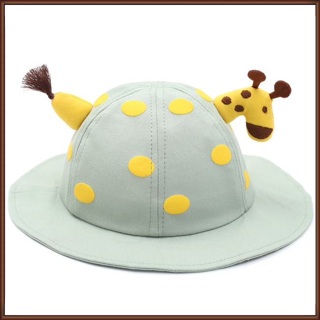 Mũ Tai Bèo Vải Cotton Họa Tiết Chấm Bi Nhiều Màu Thời Trang Cho Bé