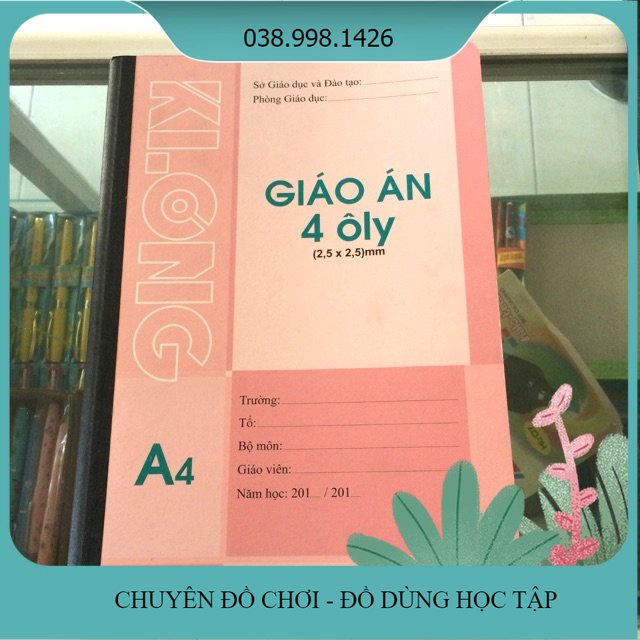 Sổ giáo án a4 ôly Klong 200tr (đl:70g/m2) _LL
