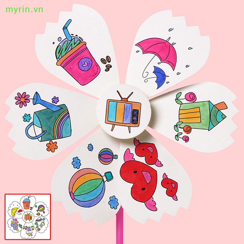 1 Cối Xay Gió Đồ Chơi Handmade Cho Bé