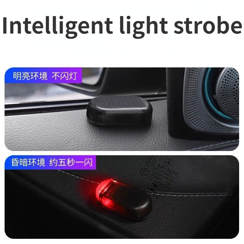 Đèn LED Cảnh Báo Sử Dụng Năng Lượng Mặt Trời Chống Trộm Thông Dụng Cho Xe Hơi