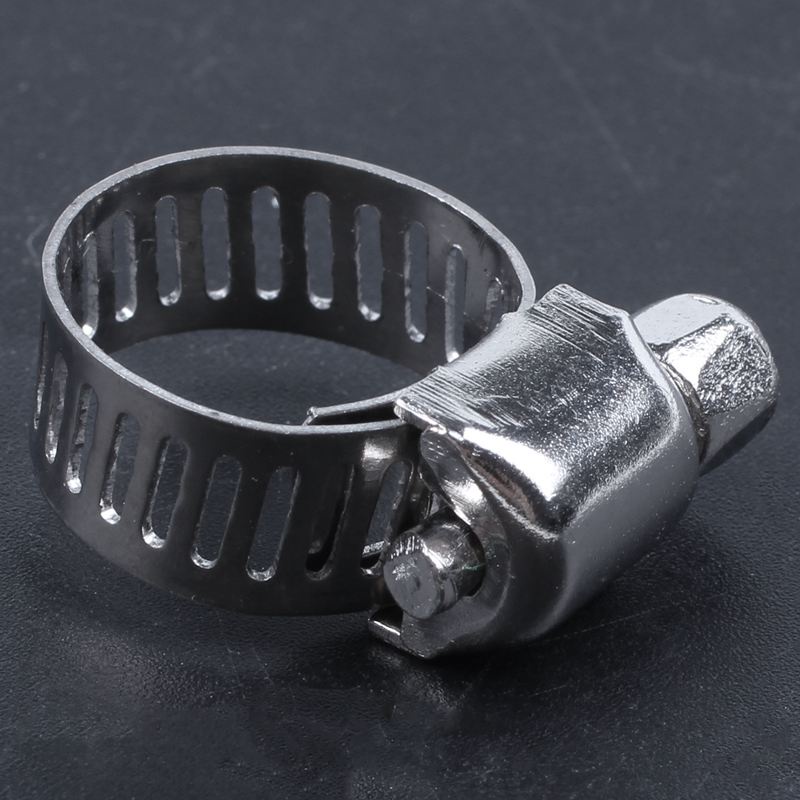 Set 15 Kẹp Ống 8mm - 12mm Bằng Thép Không Gỉ