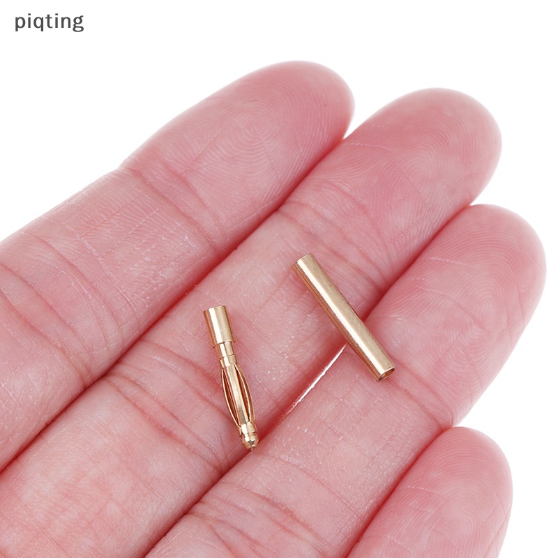 Set 20 Phích Cắm Chuối Nối Male &amp; Female 2mm Màu Vàng Cho Xe Hơi Điều Khiển Từ Xa