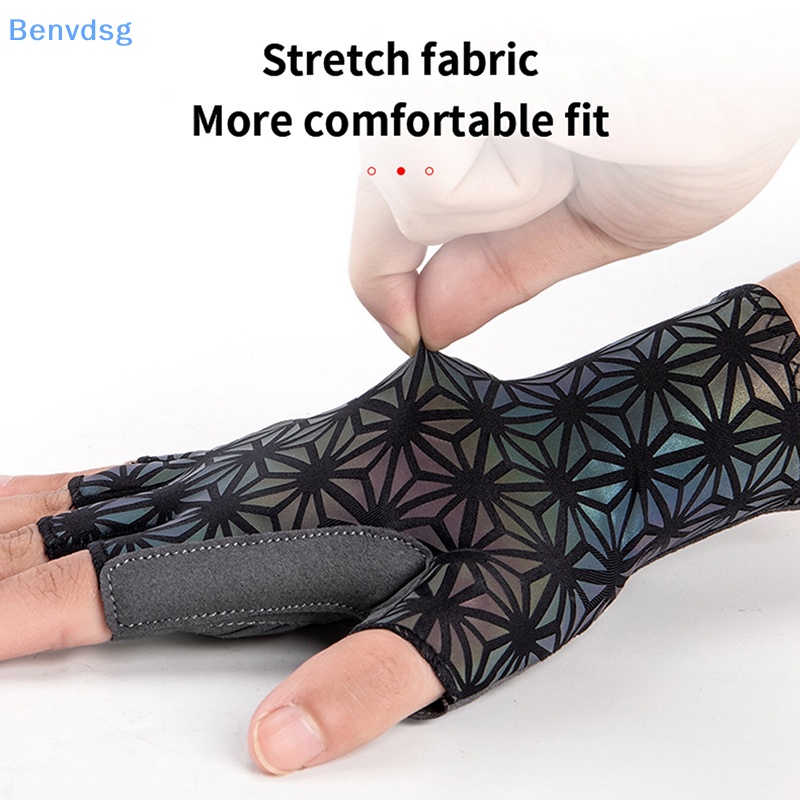 Găng Tay Nửa Ngón Chống Trượt Phản Quang Nhiều Màu Sắc Dùng Khi Đi Xe Đạp Leo Núi / Xe Máy