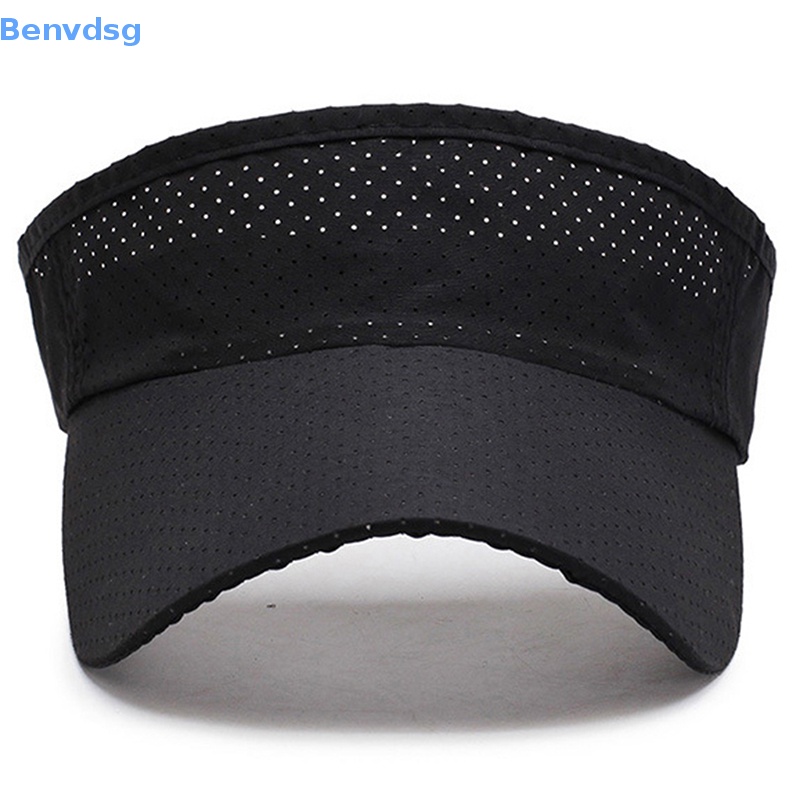 Benvdsg > Mũ Lưỡi Trai Hở Chóp Màu Trơn Thoáng Khí Chống Nắng Có Thể Điều Chỉnh Bảo Vệ Tia UV Khi Chơi Tennis /