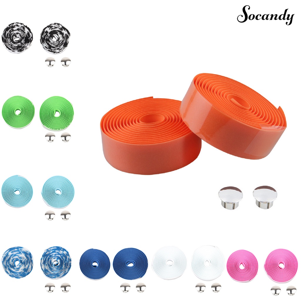 Set 2 Dây Mút Đệm Ghi Đông Xe Đạp Leo Núi Chống Trượt