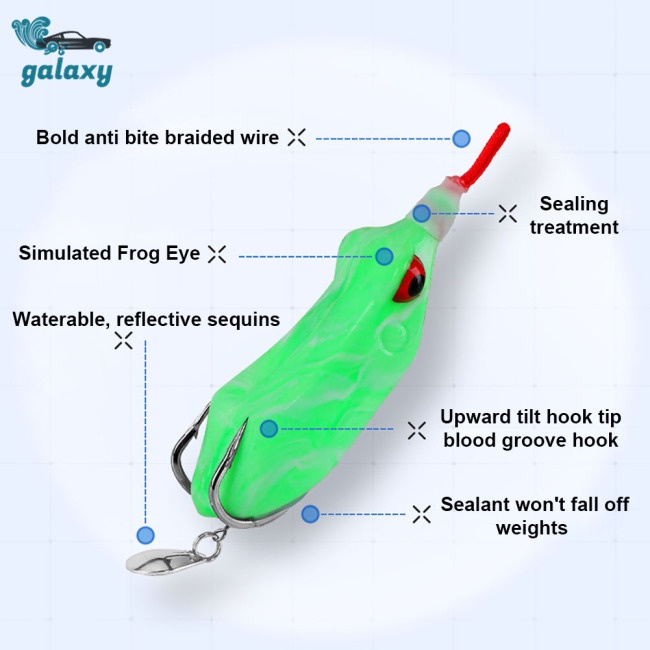 Galaxy Mồi Câu Cá Giả Nhiều Màu Sắc Chống Thấm Nước Bền Bỉ