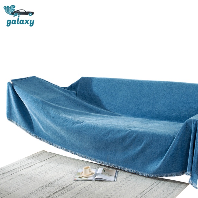 Galaxy Thảm Trải Ghế Sofa Dày Dặn Thoáng Khí Chống Trượt Màu Trơn Phong Cách Boho