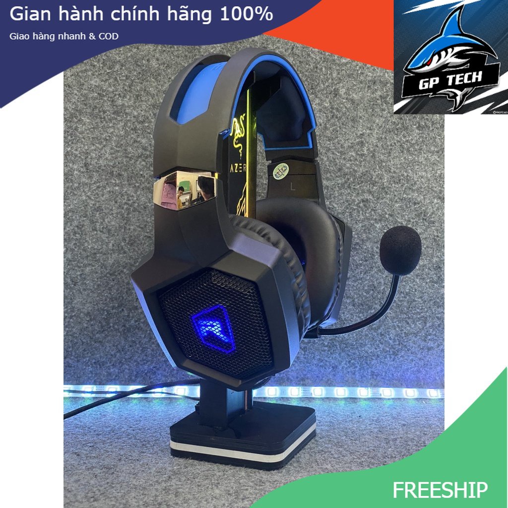 Chính hãng - Headphone Tai Nghe VSP Gaming K8 LED cao cấp - âm thanh sống động, rẻ vô địch - new box bảo hành 12 tháng