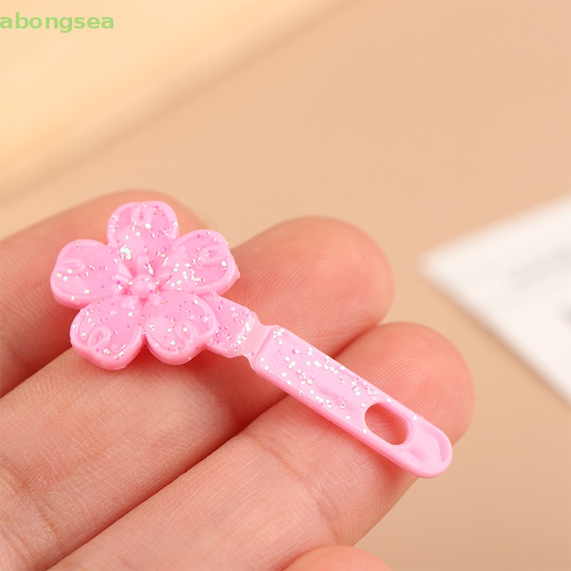 Set 2 Kẹp Tóc Hình Hoa Xinh Xắn Cho Búp Bê Tỉ Lệ 1 / 6