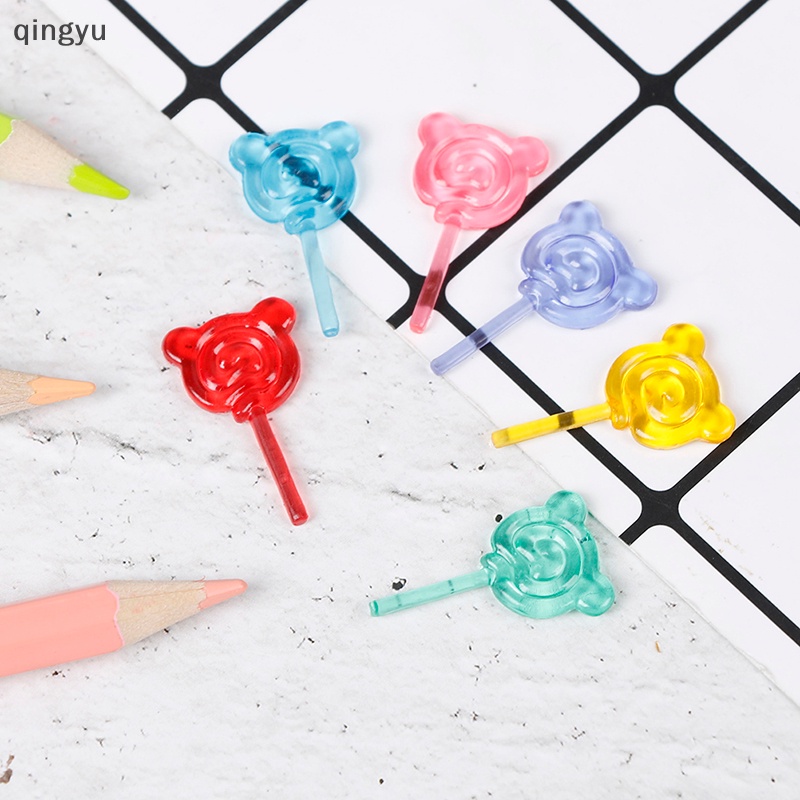 Bộ 6 Kẹo Lolipop Đồ Chơi Búp Bê Tỉ Lệ 1: 12