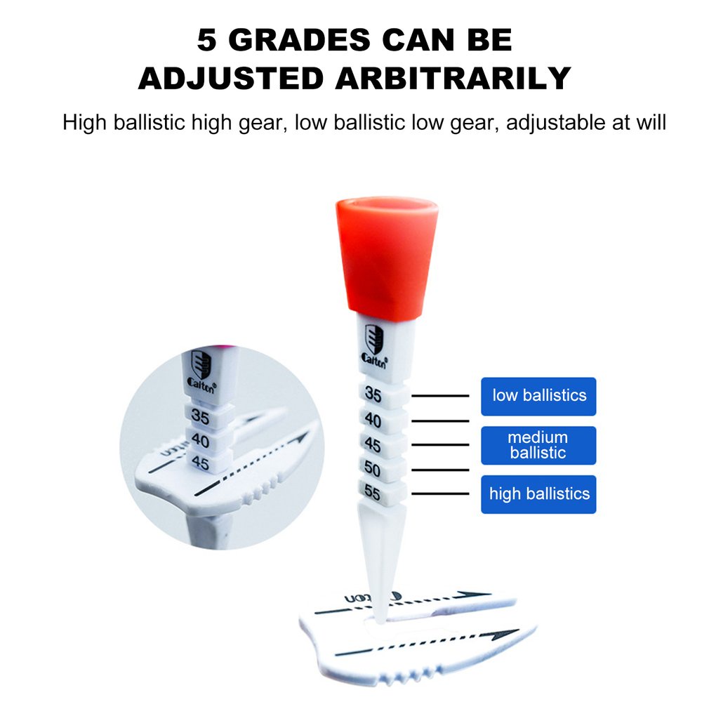 5Pcs/Set Golf Tee Step Down Tees Plastic Loss-Proof Rope Ball Mark Sport Tool Holder Accessories [Q/11]