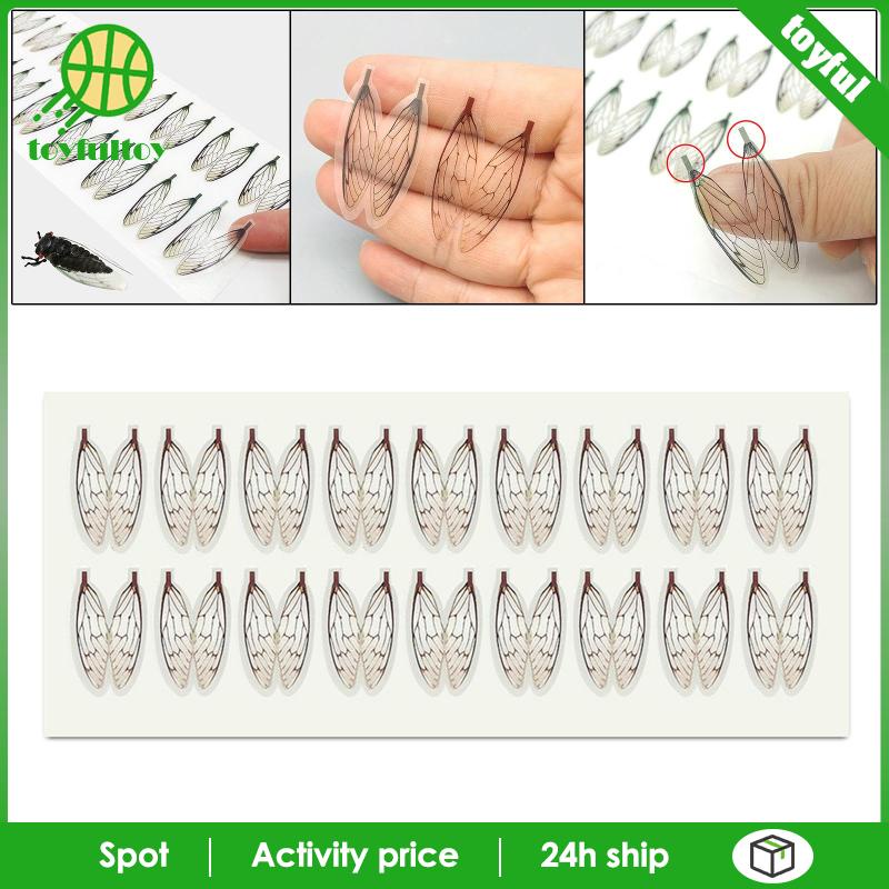 [Toyfulcabin] Con Ruồi Chất Liệu Mô Phỏng Cắt Trước Bền Màu Đỏ Cho Người Lớn Vừa Vặn Du Lịch