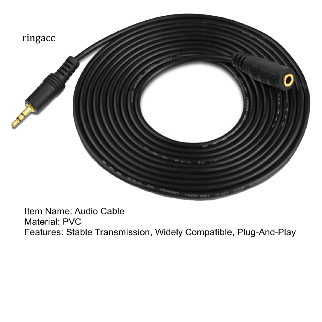 Dây Cáp Âm Thanh Nối Dài Chống Nhiễu Ổn Định 3.5mm Male Sang Female Cho Loa