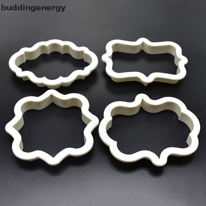 Set 4 Khuôn Nhựa Cắt Tạo Hình Bánh Quy Độc Đáo Tiện Dụng