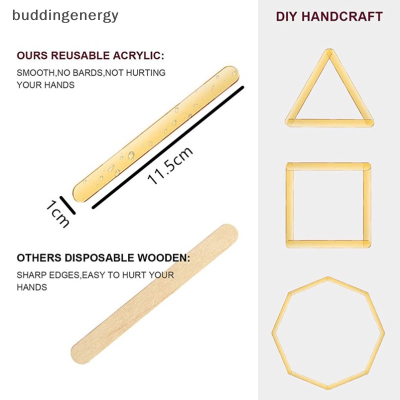 Set 10 Que Kem Bằng Acrylic Dùng Trang Trí DIY