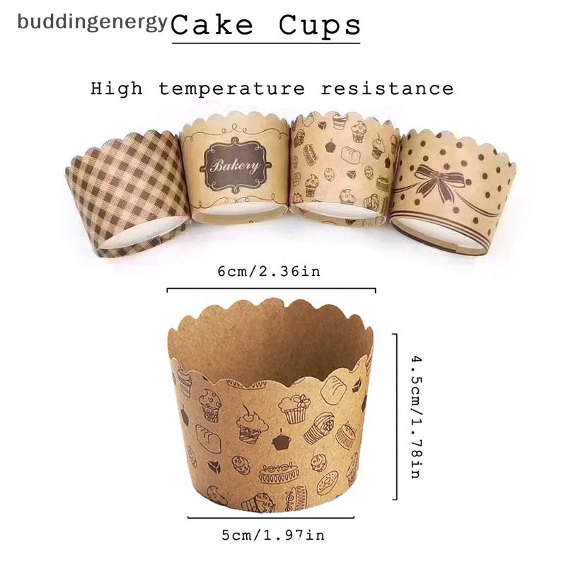 Set 50 Cốc Giấy Làm Bánh Cupcake Tiện Dụng