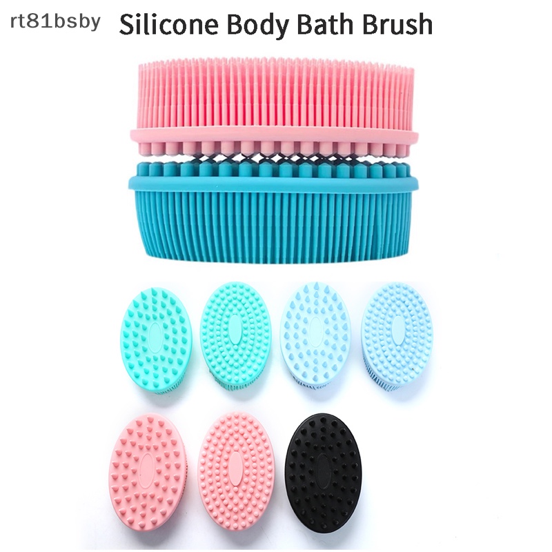 Bàn Chải Tắm Mát Xa Cơ Thể Bằng Silicon Tiện Dụng Cho Bé