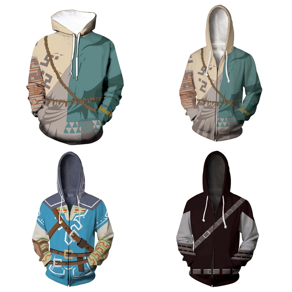 Áo Hoodie In Hình the Legend of Zelda Tears of the Kingdom Cho Bé