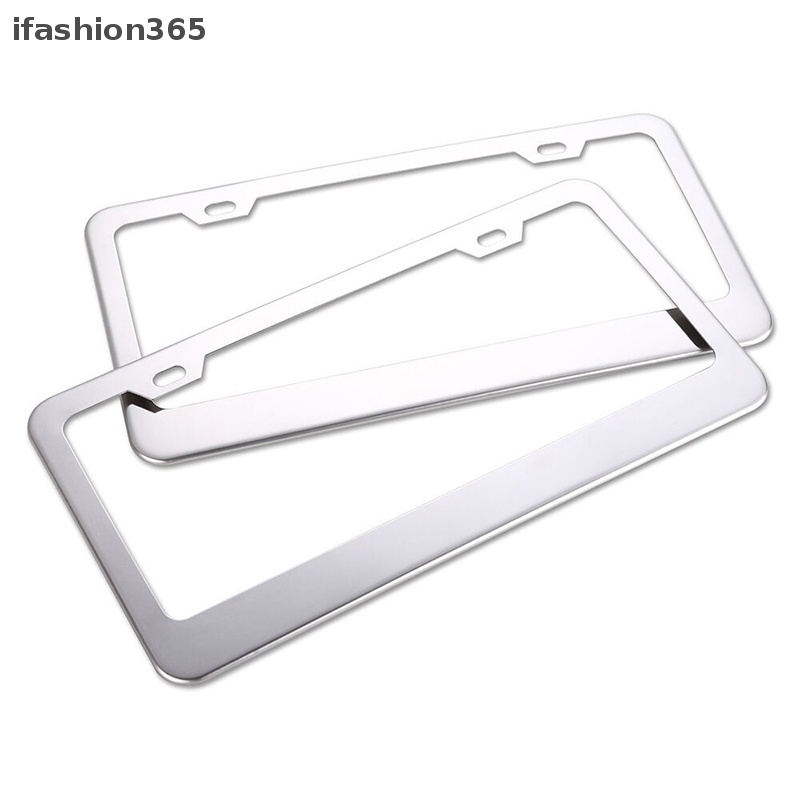 Khung Biển Số Xe Hơi / Xe Tải Bằng Thép Không Gỉ + Nắp Vít VN Thời Trang ifashion365 US Ca 1X