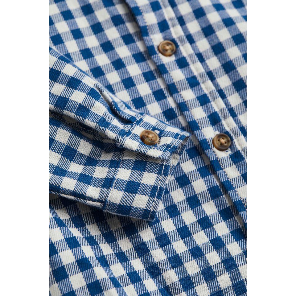 Bộ sơ mi và quần jean đai đeo HM US 6-9m đến 2-3y